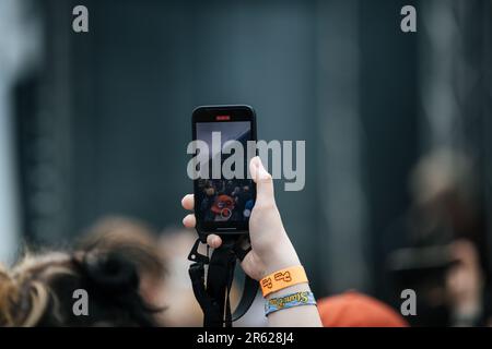 LØLØ AKA LOLO performs live at slam dunk festival north Leeds uk, 28th may 2023. Stock Photo