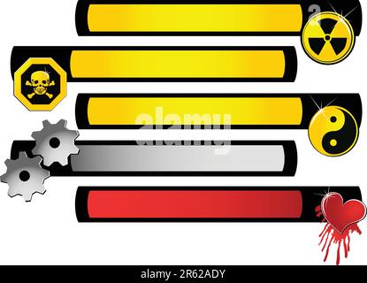 vector symbol banner EPS 8 Stock Vector