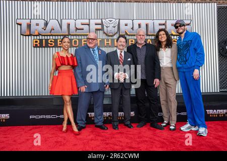 Transformers The Rise Of The Beasts New York City Red Carpet and Premiere at the Kings Theater in Brooklyn Stock Photo