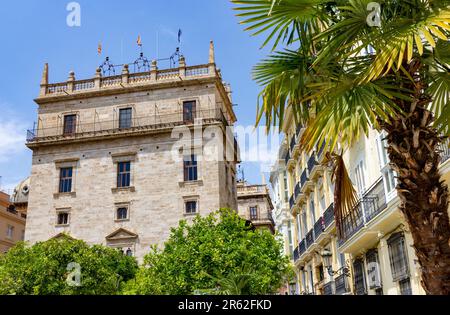 Palau de la Generalitat Valenciana Valencia Spain Stock Photo