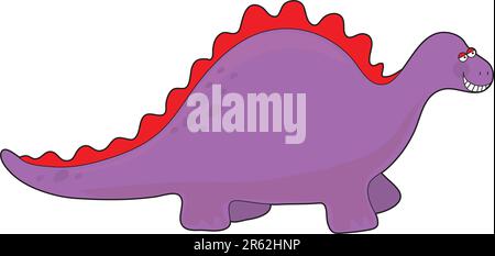 Green Cute Monster With Violet Horn And Big Hands Stock Illustration -  Download Image Now - Monster - Fictional Character, Cartoon, Cute - iStock