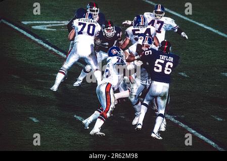 Joe Morris, NY Giants running back at the 1987 Superbowl Stock Photo - Alamy