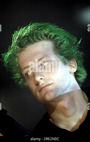 Milan Italy 1997-09-17 :Tré Cool drummer of Green Day during the Sonic TV show Stock Photo