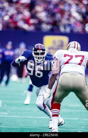 Lawrence Taylor, #56 NY Giants,1984 vs Kansas City Chiefs Stock