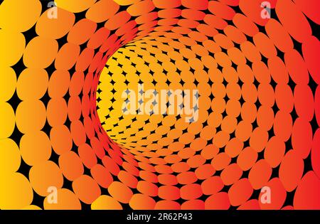 abstract vector tunnel - suitable for background Stock Vector