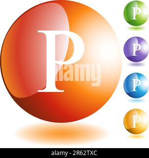 Greek fraternity symbol isolated on a white background. Stock Vector