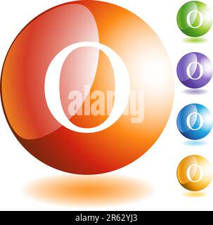 Greek fraternity symbol isolated on a white background. Stock Vector