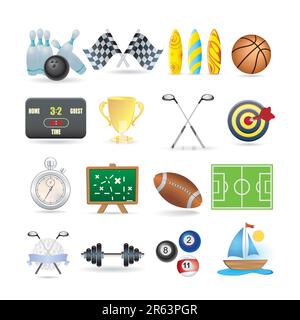 Sport icon set Stock Vector
