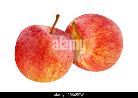 2 Apples isolated on white background Stock Photo