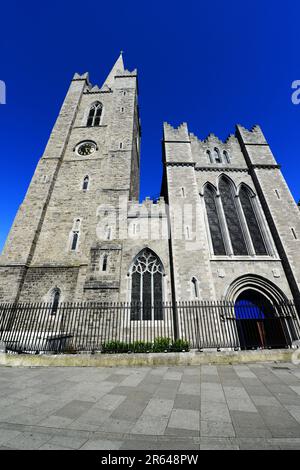 St Patrick's Cathedral in Dublin, Ireland. Stock Photo