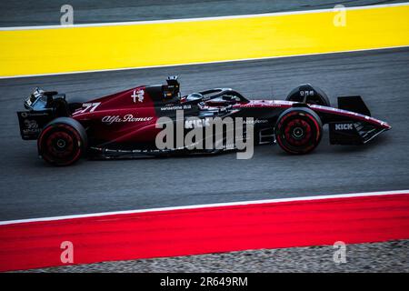 Circuit de Barcelona-Catalunya, Barcelona, SpainMonaco, 3,June.2023: Valtteri Bottas, during the Formula One Monaco Grand Prix Stock Photo