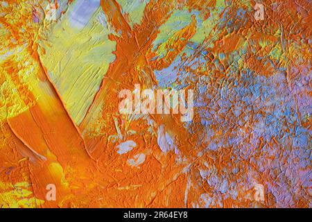 Textured background of oil paint. Stock Photo