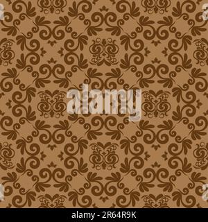 Abstract seamles vector background in victorian style Stock Vector