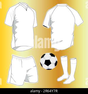 vector set of sport uniforms Stock Vector