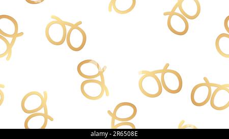 pretzel on white background, vector illustration, pattern. bread product, culinary creativity. illustration for bakery, cafe, vegan food. quick snack, Stock Vector