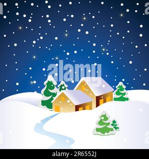 christmas,  this  illustration may be useful  as designer work Stock Vector