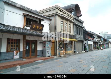 Kawagoe Taisho Roman Dream Street Stock Photo