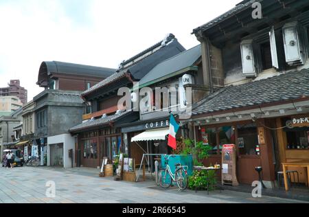 Kawagoe Taisho Roman Dream Street Stock Photo