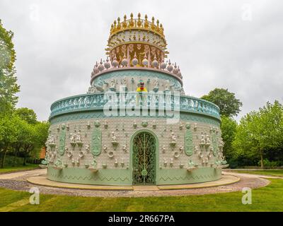 The wedding Cake by Joana Vasconcelos at Waddesdon Manor Stock Photo