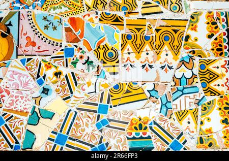 Colorful mosaic tiles background Stock Photo