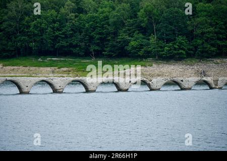 Taushubetsu River Bridge Stock Photo