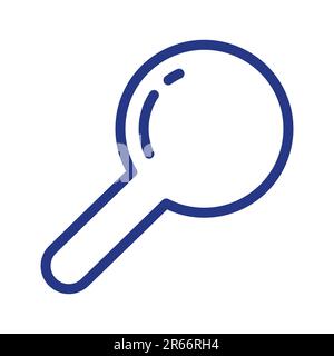 Search icon vector isolated on white background for your web and mobile app design, Search logo concept Stock Vector