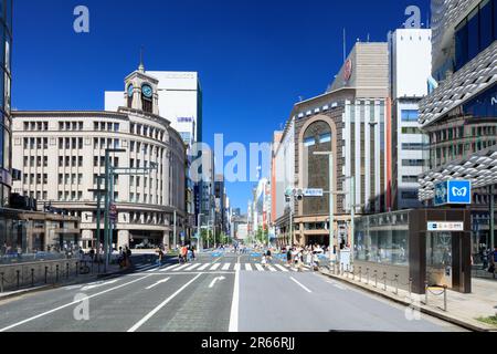 Ginza Chuo-Dori Stock Photo