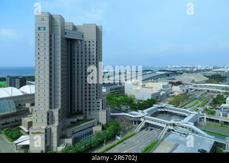 Hotel New Otani Makuhari and Makuhari Messe Stock Photo