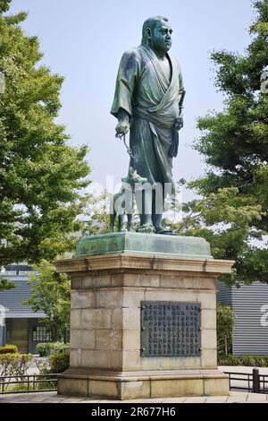 Saigo Takamori Statue Stock Photo