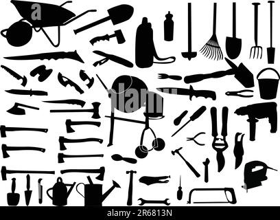 tools collection - vector Stock Vector
