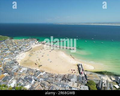 St Ives from afar Stock Photo
