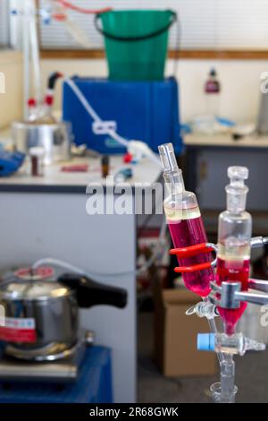 A reconstruction of a P Lab, also known as clandestine laboratories or ...