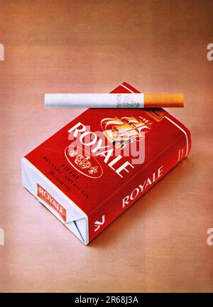 Royale cigarettes French magazine advertisement Stock Photo