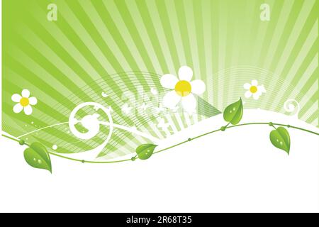 Abstract background wave, summer Stock Vector
