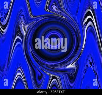 abstract peacock colored geometric pattern,Colorful wavy striped pattern for textile and design,Abstract fractal illustration for creative design Stock Photo