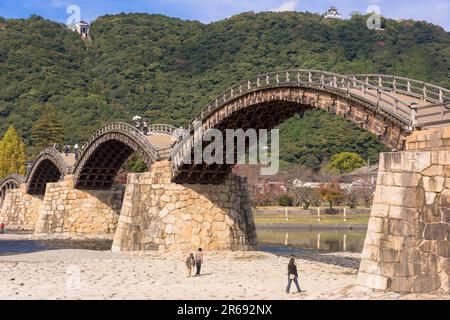 Kintai Bridge in Iwakuni Stock Photo