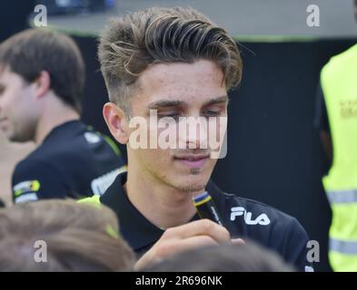 Rho, Milan, Italy. 08th June, 2023. Luca Marinii guest of the great MotoGP party at the Arco della Pace in Milan Credit: Independent Photo Agency/Alamy Live News Stock Photo