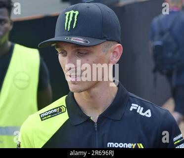 Rho, Milan, Italy. 08th June, 2023. Luca Marinii guest of the great MotoGP party at the Arco della Pace in Milan Credit: Independent Photo Agency/Alamy Live News Stock Photo