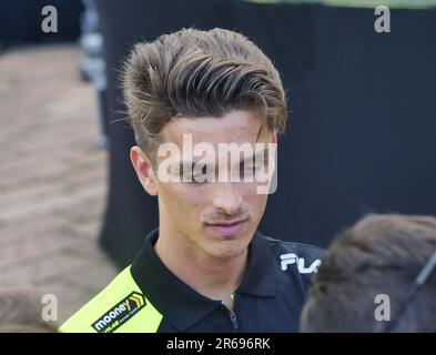 Rho, Milan, Italy. 08th June, 2023. Luca Marinii guest of the great MotoGP party at the Arco della Pace in Milan Credit: Independent Photo Agency/Alamy Live News Stock Photo