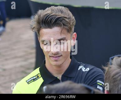 Rho, Milan, Italy. 08th June, 2023. Luca Marinii guest of the great MotoGP party at the Arco della Pace in Milan Credit: Independent Photo Agency/Alamy Live News Stock Photo