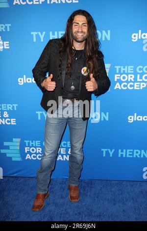 Nashville, USA. 07th June, 2023. Bryan Ruby arriving at The Concert for Love and Acceptance held at the Wildhorse Saloon on June 7, 2023 in Nashville, TN. © Curtis Hilbun/AFF-USA.com Credit: AFF/Alamy Live News Stock Photo