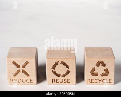 Reduce, Reuse, and Recycle symbols as an ESG concept Stock Photo - Alamy