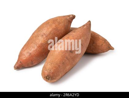 Sweet Potato isolated on white background Stock Photo