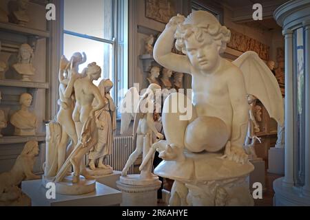 Sculpture Gallery - Greek and Roman classical Statue collection at Walker Art Gallery, William Brown St, Liverpool, L3 8EL Stock Photo