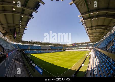 Ullevi Insaide Inside view of Gamla Ullevi stadium in Gothenburg, Sweden Stock Photo ...