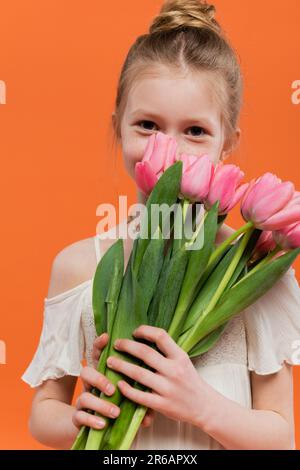 Best friends. Modern fashion. Kids fashion. Little girls wearing rainbow  clothes. Happiness. Girls long hair. Cute children same outfits  communicating. Trendy and fancy. Emotional kids. Fashion shop Stock Photo -  Alamy