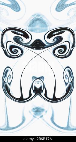 Liquid White Layout Ink Ink splash oil stains black white illustration Stock Photo - Alamy