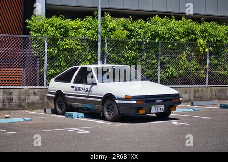 Initial D Toyota Corolla GT Coupé 'AE86' on display in Japan - Toyota UK  Magazine