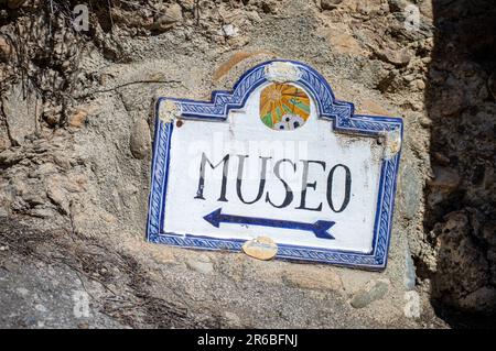 GRANADA, SPAIN - APRIL 5, 2023: Museum Cuevas del Sacromonte in Granada, Spain on April 5, 2023 Stock Photo