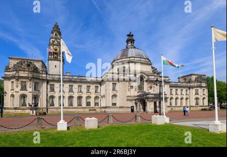City Hall, Cardiff, Wales, UK Stock Photo